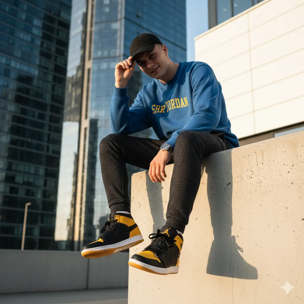 Extreme Low-Angle Streetwear Editorial